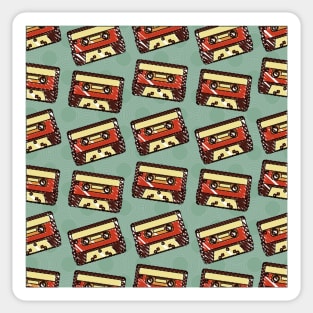 Unique Retro Pattern Casette Sticker